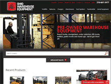 Tablet Screenshot of ohiowarehouse.com